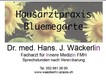 Dr. med. Hans J.  Wäckerlin